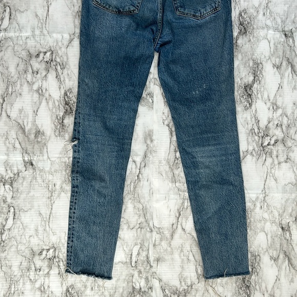 Free People We The Free | size 27 distressed skinny jeans high rise 5 button fly - Picture 13 of 16